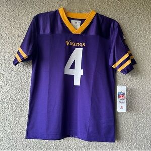 Minnesota Vikings #4 Dalvin Cook Purple Kids LG 12/14Team Color Home  Jersey NWT